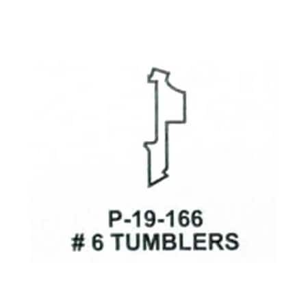 Asp ASP:Honda high security tumbler No 6, PK 25 ASP-P-19-166